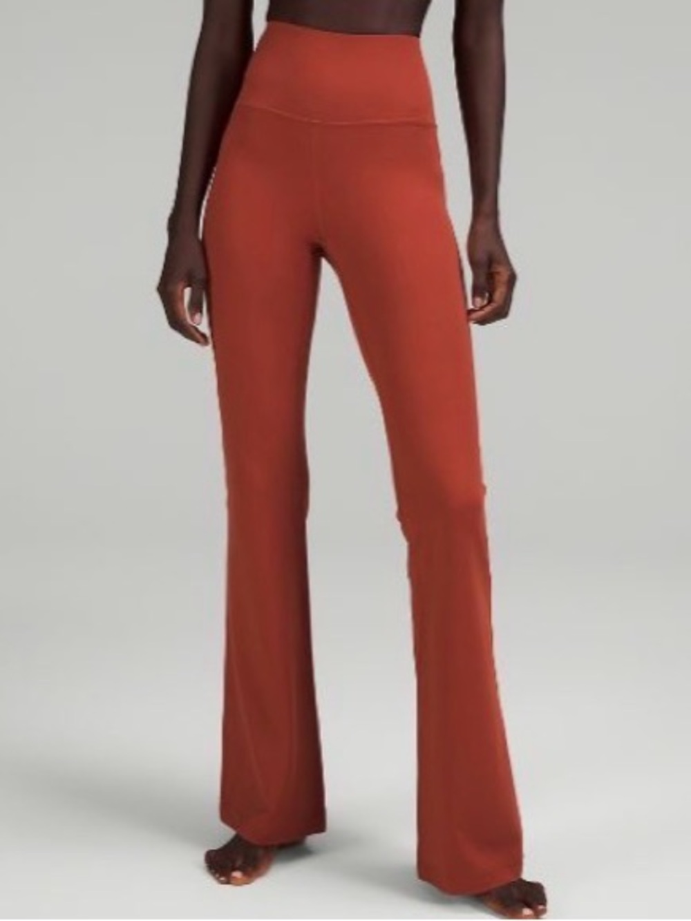 lululemon athletica Nulu Groove High-Rise Flare Pants in Cayenne